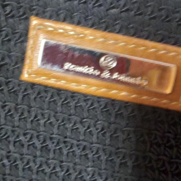 Purse, Frankie & Johnnie , woman's purse,crossbody, Black and tan , - Picture 8 of 9